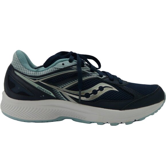 Saucony Women's Core Cohesion 14 Road Running Shoe Navy/Light Blue US 10 - Picture 1 of 4